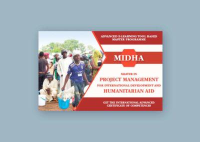 Ideazione e realizzazione del banner per il Master in Project Management di Humanitarian Training Academy