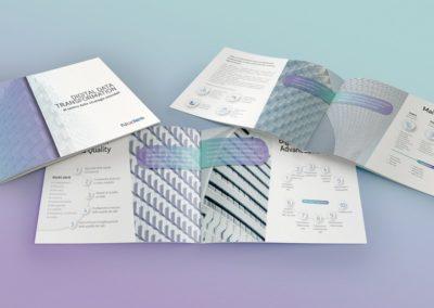 Progetto grafico e realizzazione della brochure per la società Nodes