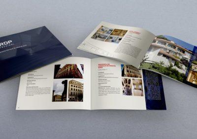 Progetto grafico e realizzazione della brochure per l'impresa edile RDP