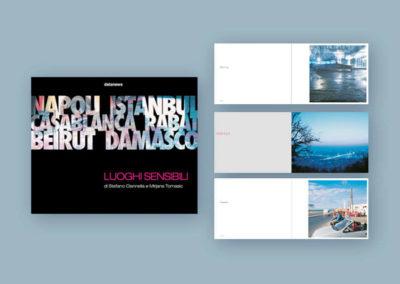 Impaginazione del catalogo d'arte del fotografo Stefano Cannella per Datanews edizioni