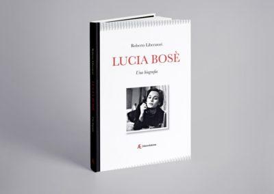 Ideazione grafica della copertina del libro "Lucia Bosé" per Edizioni Sabinae