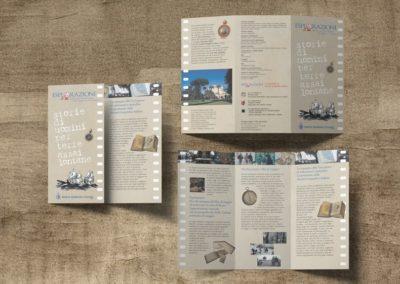 Ideazione grafica della brochure per la rassegna cinematografica organizzata dalla Società Geografica Italiana "Esplorazioni"