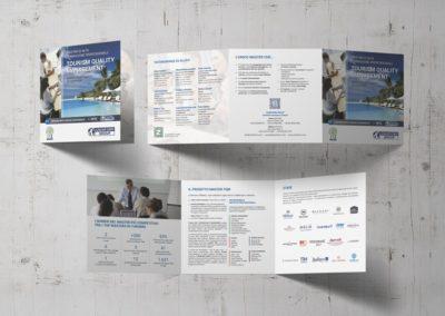 Ideazione grafica e realizzazione della brochure per il Master di Uninform "Tourism Quality Management"