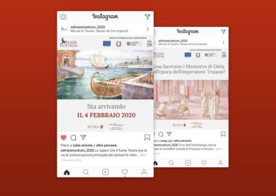 Ideazione grafica e realizzazione dei post per la mostra Mare Nostrum