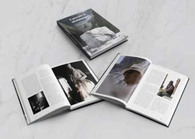 Progetto grafico e impaginazione del libro di "Il peccato di Michelangelo", Edizioni Sabinae