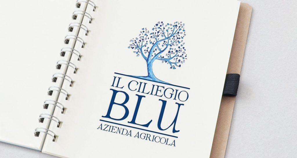 Ideazione del logo per l'agriturismo Il Ciliegio Blu