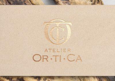 Ideazione del logo per l'atelier Ortica