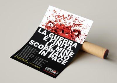 Ideazione grafica della locandina per la ONG Intersos