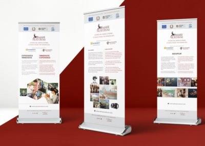 Ideazione grafica e realizzazione dei Roll up per la mostra Mare Nostrum