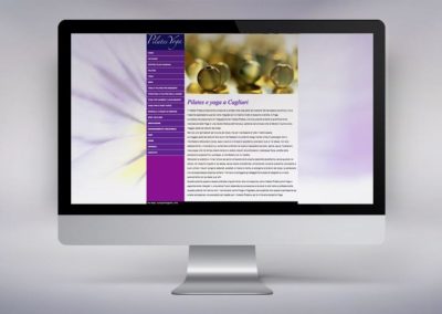 Web design e realizzazione del sito per un'associazione di Pilates e Yoga a Cagliari