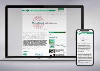 Web design, architettura e studio della user experience per il sito SIGE, Società italiana di Gastroenterologia ed Endoscopia digestiva