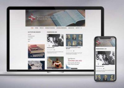 Web design e realizzazione del sito del Sindacato Libero Scrittori Italiani