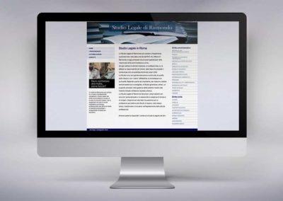 Web design e realizzazione del sito dello studio legale Di Raimondo