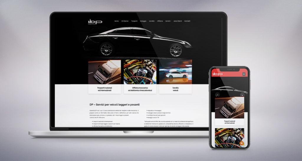 Web design e realizzazione del sito per Trasporti DP a Terni