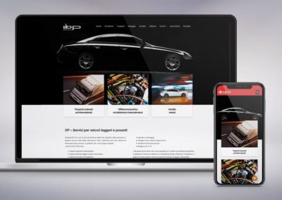 Web design e realizzazione del sito per Trasporti DP a Terni