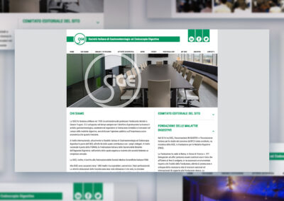 Pagina "Chi siamo" del sito SIGE, Società italiana di Gastroenterologia ed Endoscopia digestiva