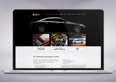 Web design del sito Trasporti DP