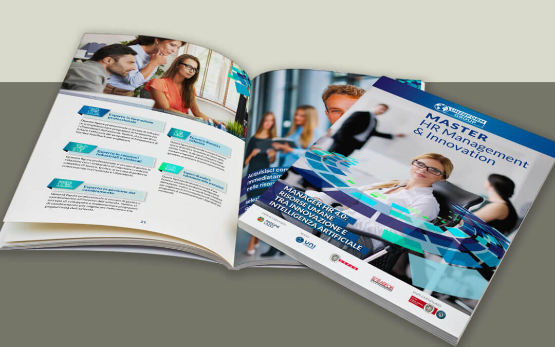 Progetto e realizzazione grafica della brochure per i Master di Uninform Group