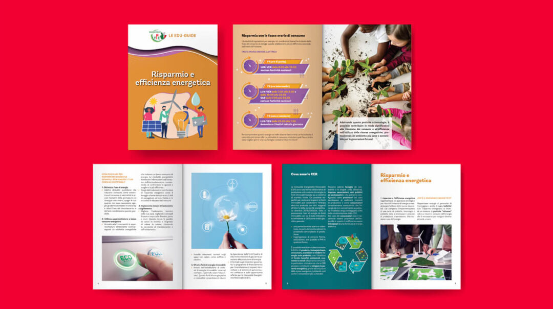 Impaginazione grafica delle EduGuide per le Associazioni di consumatori