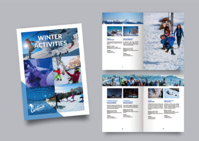 Graphic design delle Brochure di Cortina d'Ampezzo