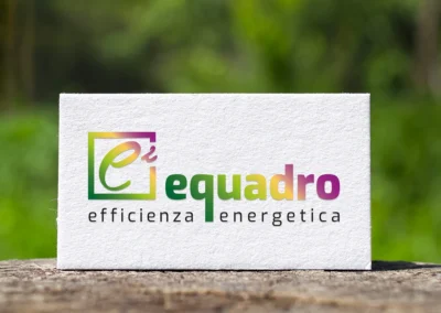 Progetto del logo e dell'immagine coordinata della società di progettazione impianti fotovoltaici