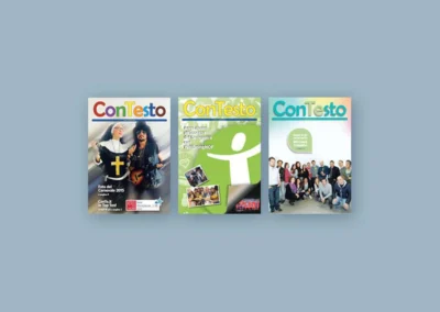 Grafica e impaginazione del magazine aziendale per il personale dell'Assicurazione