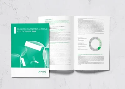 Impaginazione grafica dei bilanci di Enel Green Power